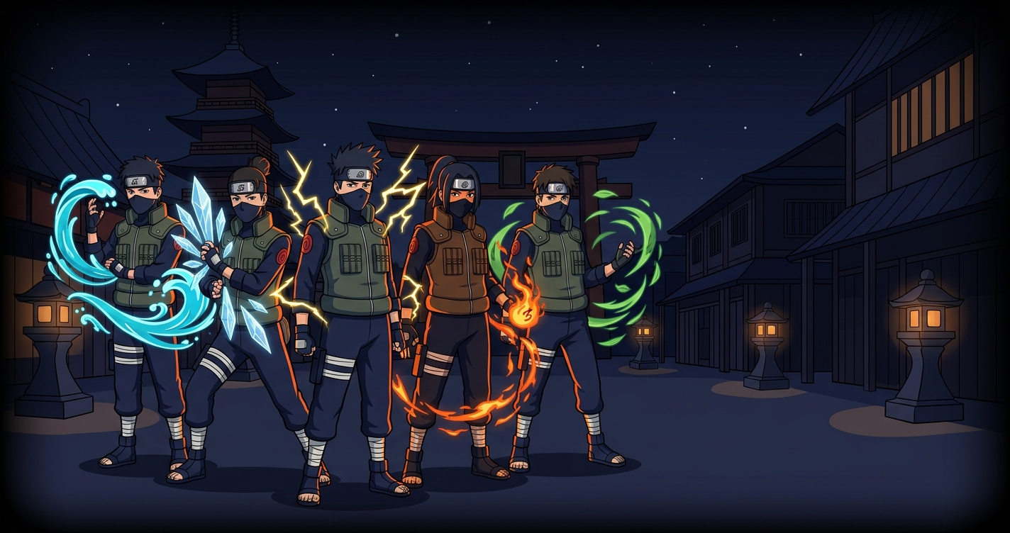 The Five Elemental Villages in Tenno - Tenno Ultimate Ninja RPG Wiki