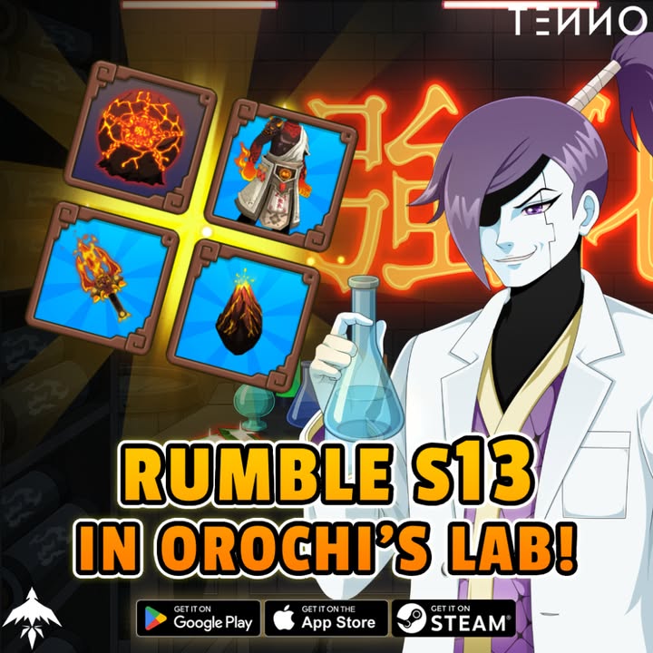 Orochi's Lab Season 13 Reward Upgrades - Tenno Ultimate Ninja RPG Wiki