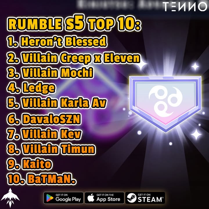 Rumble Season 5 Rankings, Rewards & Next‑Season Prep - Tenno Ultimate Ninja RPG Wiki