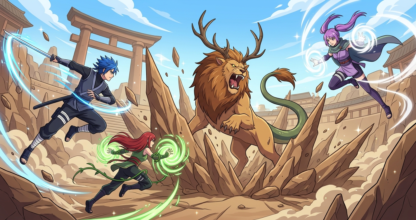 Earth Chimera – Complete Hunting House Boss Guide - Tenno Ultimate Ninja RPG Wiki