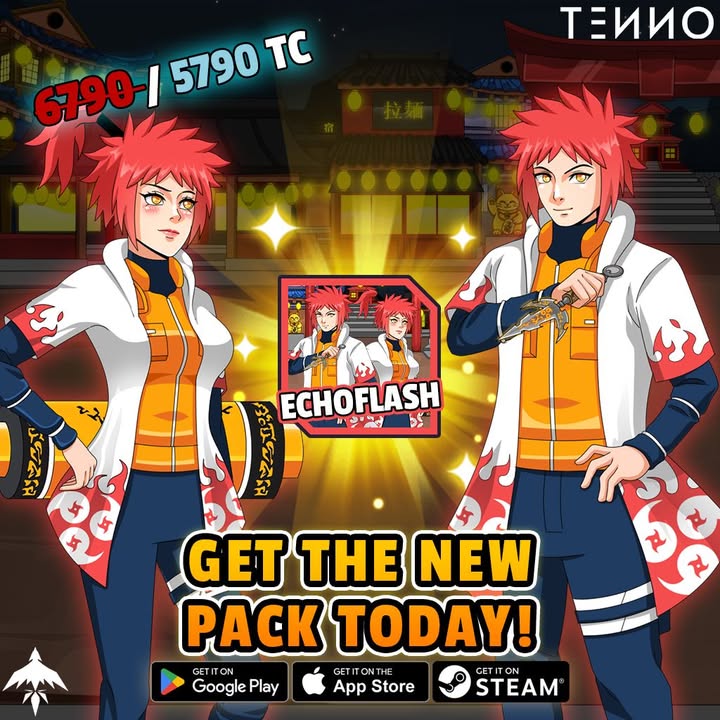 Echoflash Pack Release – New Gear and Legendary Jutsu - Tenno Ultimate Ninja RPG Wiki