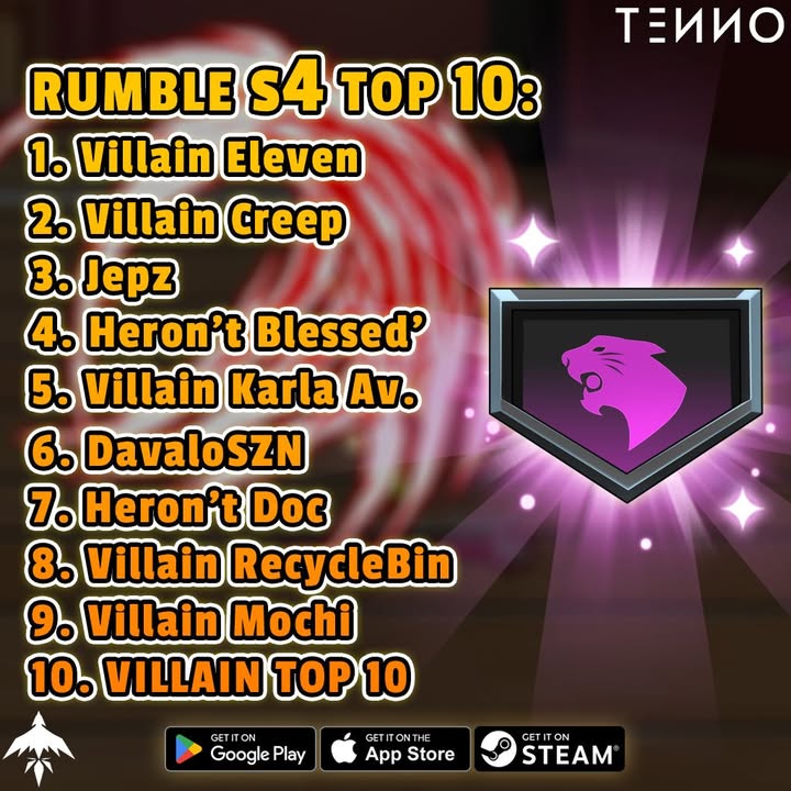 Rumble Season 4 Results, Rewards & Season 5 Prep Guide - Tenno Ultimate Ninja RPG Wiki