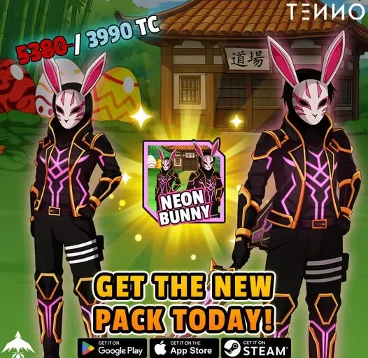 Neon Bunny pack