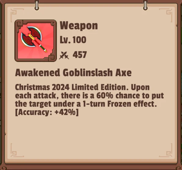 Christmas chest reward